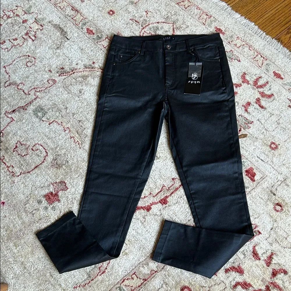 Black SPYM Stretch Skinny Jeans Size Small New With Tags